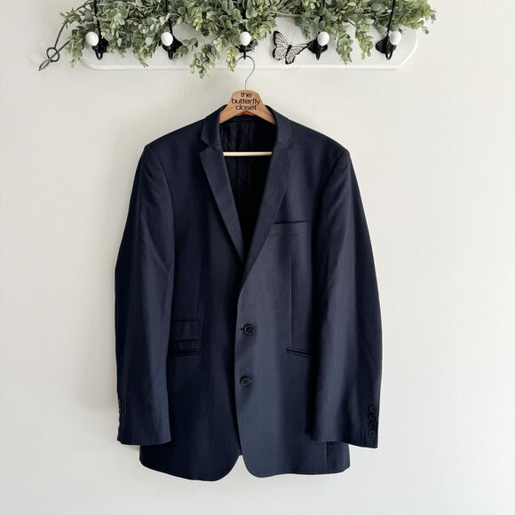 Ben Sherman Blue Two Button Blazer - Picture 1 of 6